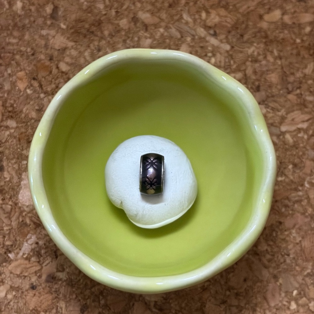 Pandora Silver Bracelet Charm - Purple